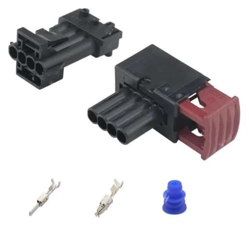 Image of 1-967059-1 1-962340-1 4 Pin Car Housing Connector With Terminals
