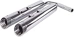 SHARKROAD Exhaust for Kawasaki Vulcan Tourers, Slip-On Pipes for Kawasaki Vulcan Vaquero 1700 and Kawasaki Vulcan Voyager 1700 Touring Models, 20CC