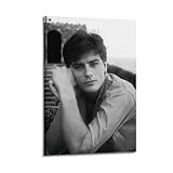 Generisch Alain Delon Vintage-Poster Leinwand Wand 