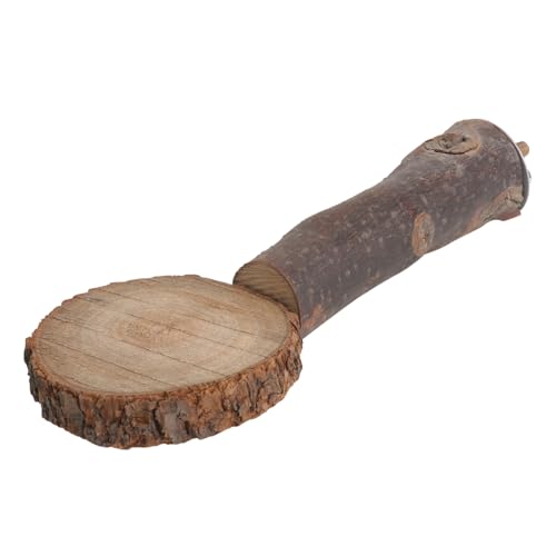 KESYOO 1Pc Wooden Pet Parrot Stand Pole Durable Bird Supplies Platform for Parrots and Other Pet Birds Natural Wood Color