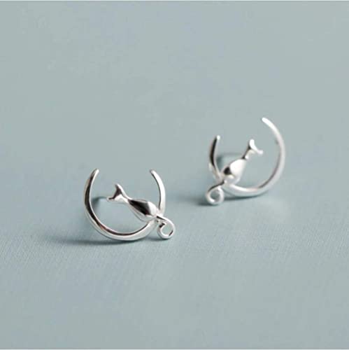 Pendientes de gato y luna el regalo perfecto para niñas 2