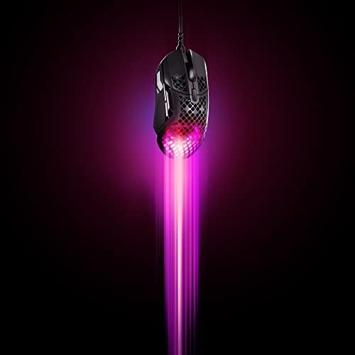 SteelSeries Aerox 5 Gaming Mouse  Ultra Lightweight 66g  9 Programmable Buttons  IP54 Water Resistant  PC/MAC  FPS, MOBA, Battle Royale, MMO, RPG