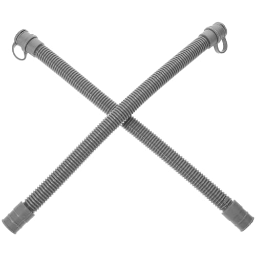 VILLFUL Tubo de Desagüe Flexible para Bañera 33 CM Diámetro Interior 14 MM 2 Piezas Manguera de Drenaje para Lavabo y SPA de Pies Accesorio de Drenaje Silencioso y Duradero para Baño