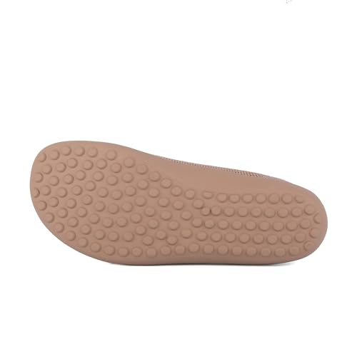 Image of KBZone Women's Flat Shoes Round Toe Knit Ballet Flat Comfort Dressy Flat Walking Shoes