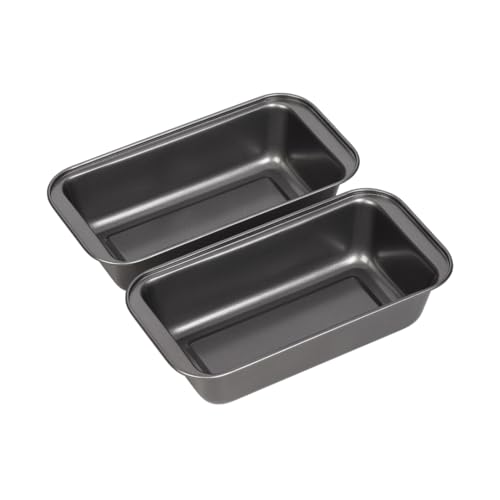 Chef Aid Non-Stick Loaf Tins Set of 2, 2lb (900g) Bread and Cake Baking Pans, Easy Clean Carbon...