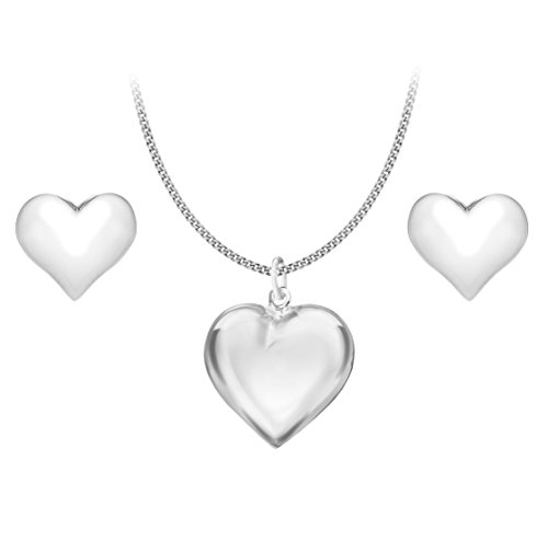 Juego de joyas de plata de ley 925 Tuscany Silver de 46 cm antialérgico que no se oscurece