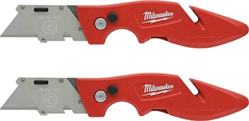 Milwaukee 48-22-1901F Fastback Utility Knife with 4 Blade Storage...