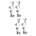 SUPVOX 8 Pcs String Ukulele tuners electric guitar parts guitar tuner guitar accessory Machine Head Tuners