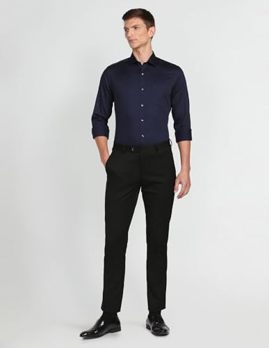 Image of Arrow Men's Cotton Solid Slim Fit Shirt