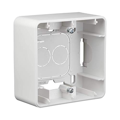 Debflex 742016 - Scatola esterna presa incasso semplice, colore: bianco opaco