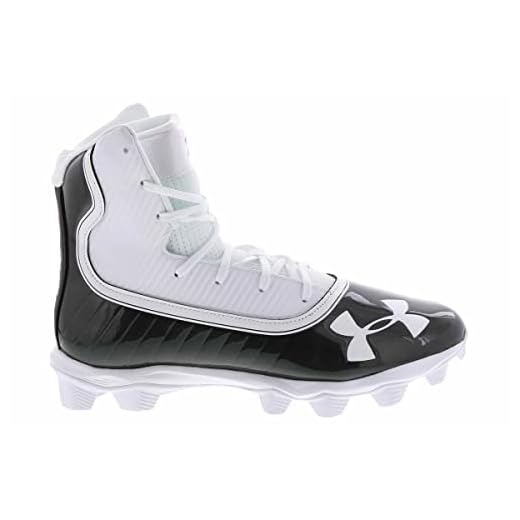 Under Armour Highlight RM Black-White 3021197-003 Men's Football Cleats 12.5 US