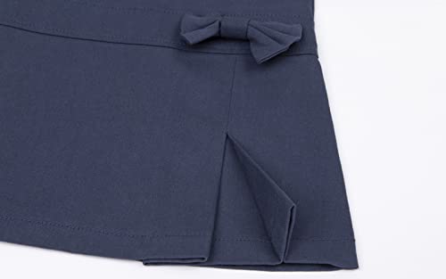 Mud Kingdom Little Girls School Uniform Dress Sleeveless Cute Bow Jumper4