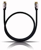  OEHLBACH Highspeed XT-SL 1m HDMI Kabel Typ A (Standard) schwarz - HDMI-Kabel (1 m, HDMI Typ A (Standard), HDMI Typ A (Standard), 3D, 18 Gbit/s, schwarz)