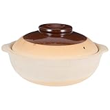 Conserve efficacement la chaleur : grâce à son excellente rétention de chaleur, la cocotte garde les aliments au chaud plus longtemps, préservant ainsi leurs saveurs et jus naturels. kit de cocotte pour dîner et réception, accessoire de cuisson en terre cuite
