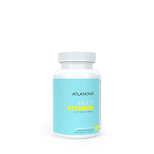 ATLANOVA True Liposomal Multivitamin Multimineral Supplement, Includes Trace Minerals + B Complex, Superior Absorption Formula, One a Day Men & Women Vitamins and Minerals Dr Formulated 30 Caps 30 Ser