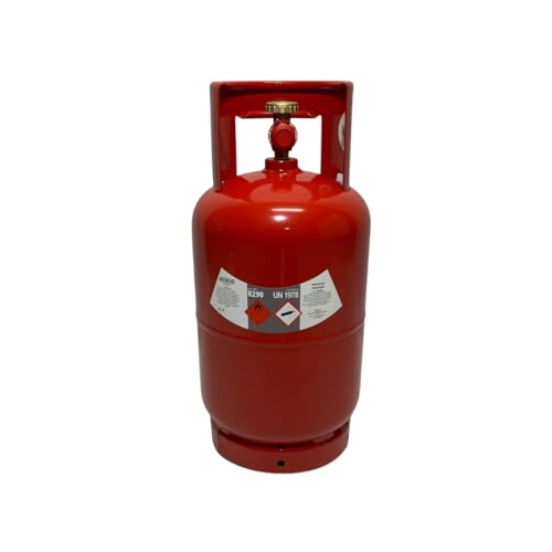Tecno Cold | Gas Refrigerante R290 Propano in Bombola da 5Kg – Refrigerante Naturale per Climatizzatori e Frigoriferi – Alta Purezza – Bombola per Ricarica Impianti HVAC