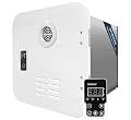 RUNSAIL® [Upgraded Version] RV Tankless Water Heater, 65,000 BTU,Max 3.96 GPM, 15 x 15 Inches White Door, Build-in Pressure Relief Valve, Winter-Summer Mode Can be Switched Manually or Automatically
