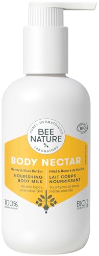 Bee Nature - Honey Body Lotion - Organic Body Cream - Relieve Eczema Rash - Moisturize Nourish - Non Greasy - Suitable for Dry, Itchy, Sensitive Skin - 100% Natural - 200ml