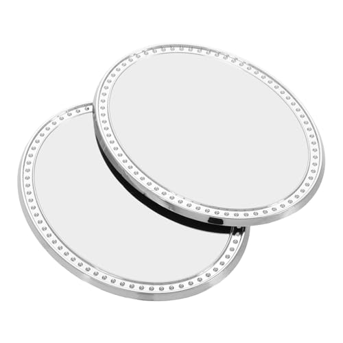 BCOATH Cute Handheld Mirrors for Boys and Girls 2pcs Oval Shape Music Box Safety Mirror for Children for Home School and