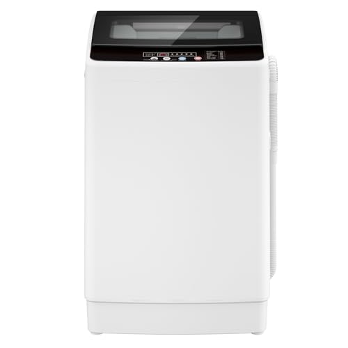 Image of Zynkez 35 lbs Washing Machine, Fully Automatic Portable Washer with 12 Wash Cycles, 8 Water Levels, 24H Delay Start, Lagre Washer and Spin Dryer Combo with Drain Pump for Apartment Home