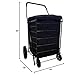 Folding SHOPPING CART LINER insert WATER PROOF with cover in 3 Color (Liner Only) (Black)