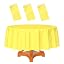 Yellow Tablecloth Round