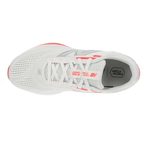 New Balance Women's Fresh Foam 520 V9 Running Shoe, Sea Salt/Reflection/Urgent Red, 10 Wide2