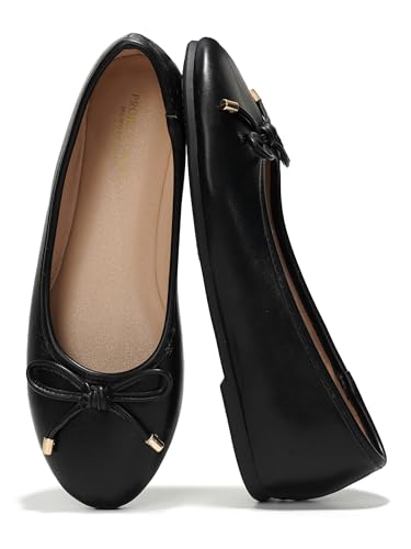 Project Cloud Memory Foam Ballet Flats Shoes for Women Footwear and Lightweight Casual Flats for Women - Non Slip Comfortable Ballet Shoes (Ellison)