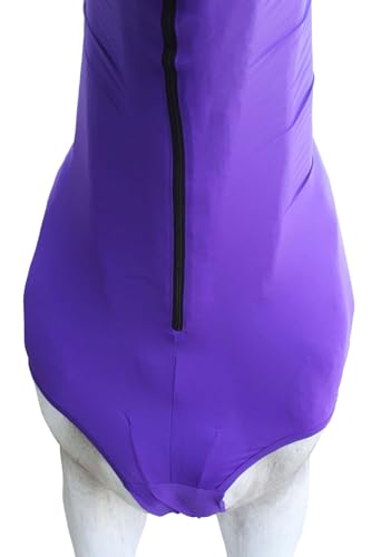 Image of M Horse Comfort Stretch Neck Hood Purple 521MW04PR