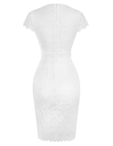 Image of GRACE KARIN Cocktail Dresses for Women Cap Sleeve Lace Dress