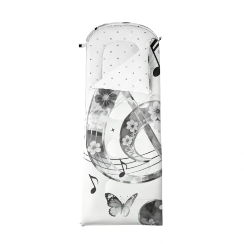 Bolsa de Dormir Erosebridal Drum Kit Rock Music para Camping con Saco de Compresión miniatura 4