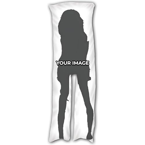 Acepunch Housses de Coussin personnalisées, Housse de Coussin Dakimakura Double Jambe personnalisée, Taie d'oreiller personnalisée ADP-TL-150TW-CSTM