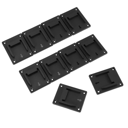 10Pcs Machine Holder Wall Mount Storage Bracket Fixing Devices for 18V Electric Tool Tools Black