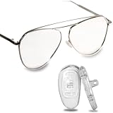 Plaquetas Para Óculos Modelo Parafuso, Macia para Nariz, 10 Pares, Unissex (Silicone)