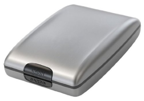 MARSHAL New Aluminum Credit Card Wallet - RFID Blocking Case - A200113, Silver
