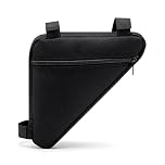 Wvbzf Waterproof Cycling Bike Bag for Mountain Road Bike, Sturdy Bike Frame Bag with Large Capacity, Bike Bags for Frame Triangle Storage Pouch, Bicycle Handlebar Pack for Bikepacking