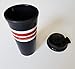 Cuperator Travel Mug - Insulated Reusable Drink Cup (16, Black, Red, White)