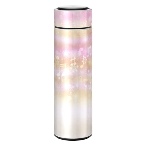 SoreSore 水筒 500ml レディース 保温保冷 8時間 桜 桜柄 音符 虹 和風 和柄 ピンク エレガント マグボトル 0.5L メンズ ステンレス 直飲み 真空断熱 大容量 おしゃれ スポーツドリンクボトル 魔法瓶 スリム 洗いやすい 軽量 持