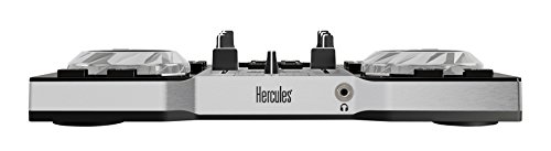 Image of HERCULES INSTINCT S PARTY PACK ultra-mobile USB DJ Controller with Audio Outputs for use with your Headphones and your Speakers + Stand-alone 3-watt USB rotary RGB LED light