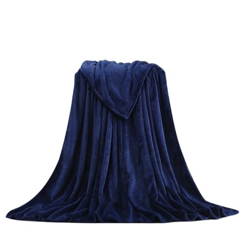 Flannel Coral Velvet Solid Color Blanket for Kids & Pets, 50x70cm - image 1