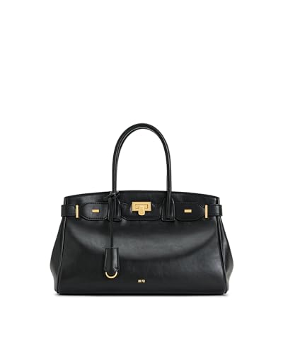 JW PEI Women's Ziva Metal Lock Decoration Tote Bag - Black