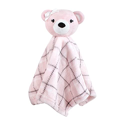 Image of Hudson Baby Unisex Baby Animal Face Security Blanket, Woodland, One Size