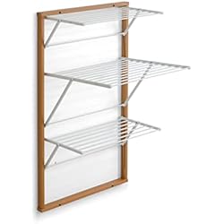 Arredamenti Italia Tendedero de Pared Karim, Madera – Cerrable – 16 m tendedero Extensible – Acabado Cereza Ar-It el corazón de la Madera