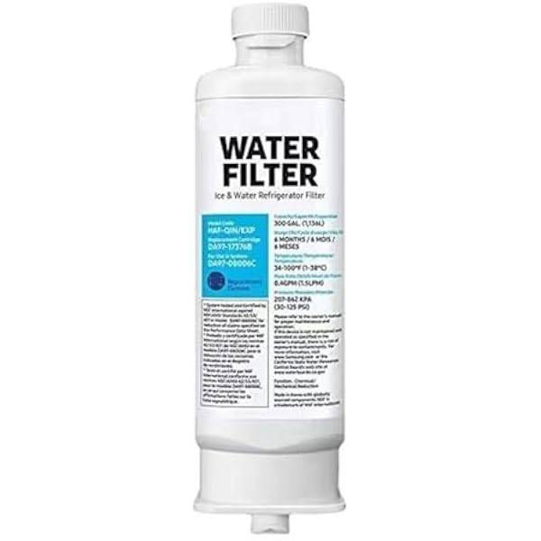 Filtr Wody Lodówki DA97-17376B Wymiana, 6-miesięczna żywotność dla Domu, Kompatybilna z Hafqin/Exp, DA97-08006C