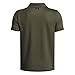 Under Armour Boys' Performance Polo, (390) Marine OD Green / / Black, Small
