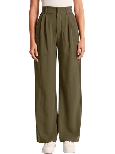 Image of NIMIN High Waisted Work Pants for Women Business Casual Outfits 2026 Office Dress Pants Trousers with Pockets