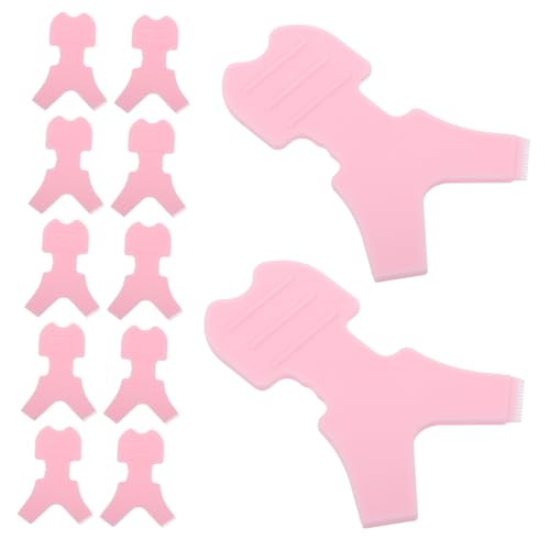 OHPHCALL Silicone y Tool 50pcs Brush Comb for Eyelash Perming Safe Gentle for Lashes