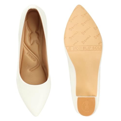 Image of Denill Women's Pointed Toe Flats Cushioned Insole & Non-Slip Grip Sole