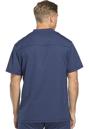 Image of Dickies Dynamix Scrubs for Men Athletic-Inspired V-Neck Chest Pocket Scrub Top with Four-Way Stretch & Moisture Wicking DK610