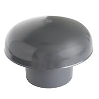 First Plast cdvm110 a Hut von Ventilation Kopf esalatore, Schwarz, Durchmesser 110 mm